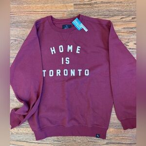 NWT. Peace Collective - Home is Toronto crewneck